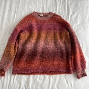 Vrg Grl Oversized Colorful Sweater